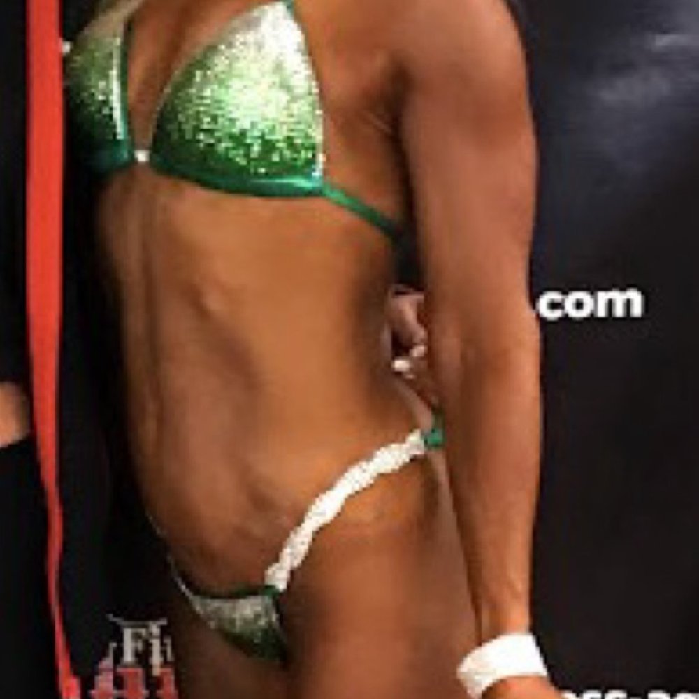 Emerald Green Competition Bikini NPC WNBF OCB ANBF
